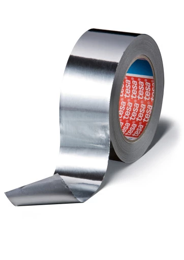 Bardzo mocna taśma aluminiowa o grubości 80µm z paskiem zabezpieczającym i bez niego (PV1 i PV0) tesa® 50575